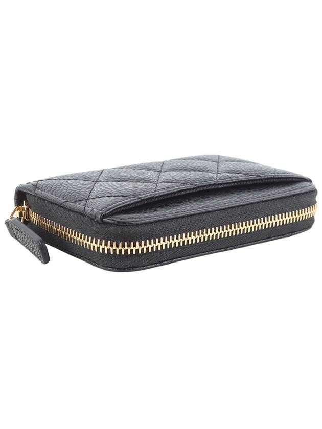 AP0216 Classic Caviar Zipper Gold Card Wallet Overseas Receipt Copy 34180Y - CHANEL - BALAAN 4