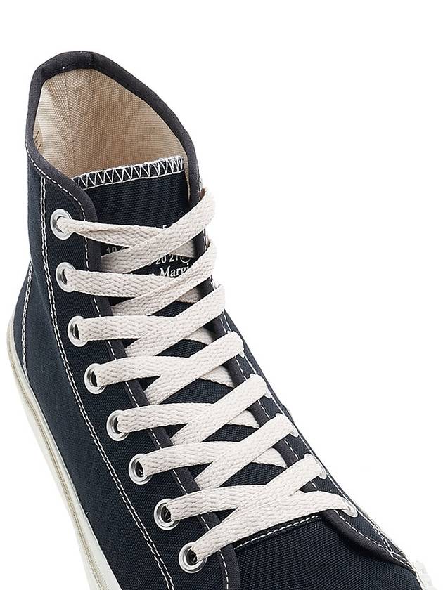 Tabi Split Toe High Top Sneakers Black - MAISON MARGIELA - BALAAN 9