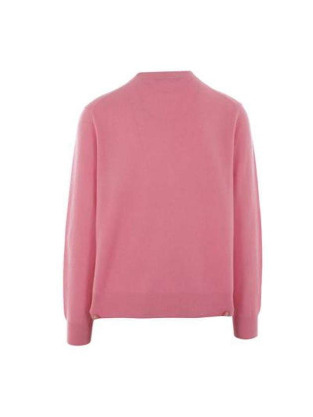 Crystal Logo Sweatshirt Tango Pink - ACNE STUDIOS - BALAAN 3