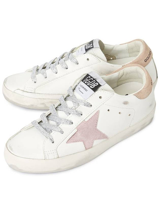 Superstar Low Top Sneakers White Pink - GOLDEN GOOSE - BALAAN 2