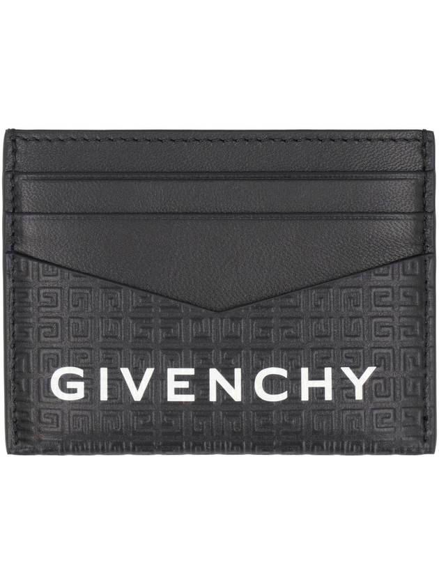 Logo 4G Card Wallet Black - GIVENCHY - BALAAN 3