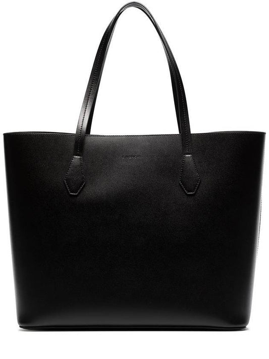 Smooth Leather Logo Wing Tote Bag Black - GIVENCHY - BALAAN.