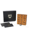 MXA BSVI01 CO001 Cognac Visetos Canvas Original Mini Card Half Wallet - ETC - BALAAN 2