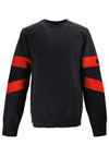 CYBER Round Neck Men's Sweatshirt Melange 225602 163 - HYDROGEN - BALAAN 1