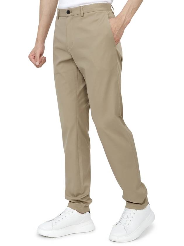 Men's Polyamide Blend Straight Pants Beige - THEORY - BALAAN 6