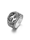 Interlocking G Ring YBC455302001 Silver - GUCCI - BALAAN 4