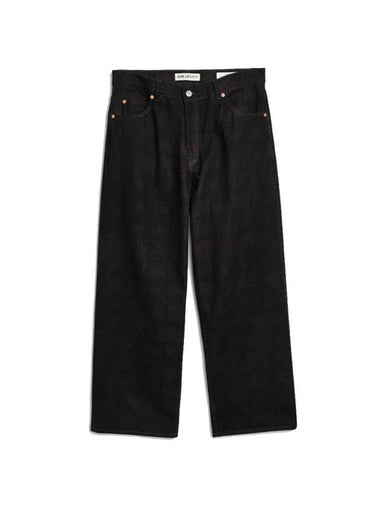 Vast Cut Overdyed Big Lumbercheck Print Wide Jeans Black - OUR LEGACY - BALAAN 1