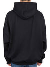 Pleated Drawstring Hoodie Black - VALENTINO - BALAAN 5