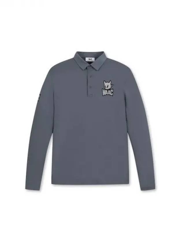 Golf Men s Player Long Sleeve Polo T Shirt WMTBX24902GYX Domestic Product GQ0Z24031428539 - WAAC - BALAAN 1