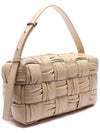 Brick Cassette Leather Shoulder Bag Beige - BOTTEGA VENETA - BALAAN 4