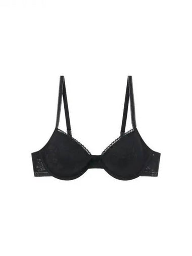 UNDERWEAR Women s Flower Embroidery Remove Push up Bra Black 271656 - EMPORIO ARMANI - BALAAN 1