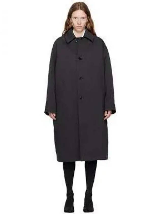 Tie Waist Parka Single Coat Grey - MAISON MARGIELA - BALAAN 2