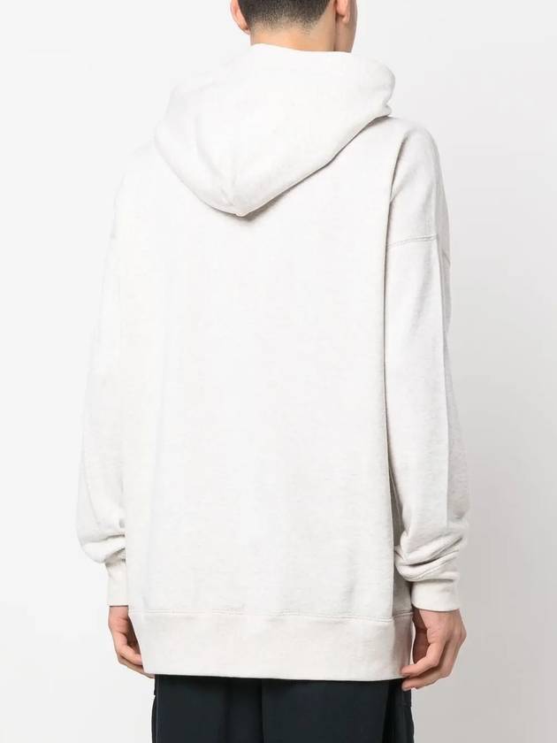 Malek Logo Hoodie Ecru - ISABEL MARANT - BALAAN 4