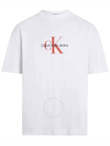 Calvin Klein Oversized Archival Monogram T Shirt Size Small - CALVIN KLEIN - BALAAN 1