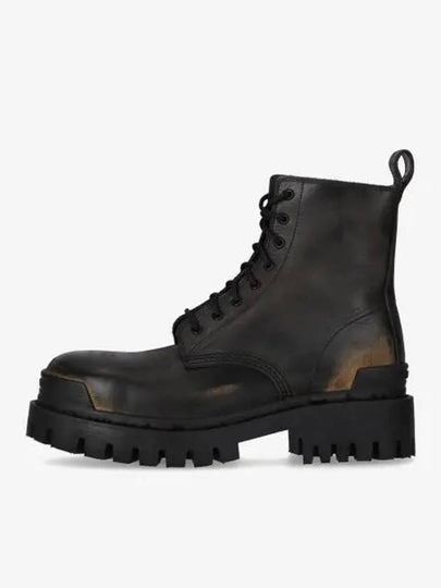 Strike Lace-Up Ankle Boots Brown Black - BALENCIAGA - BALAAN 2