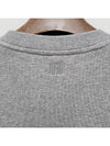 Small Heart Logo Sweatshirt Grey - AMI - BALAAN 7