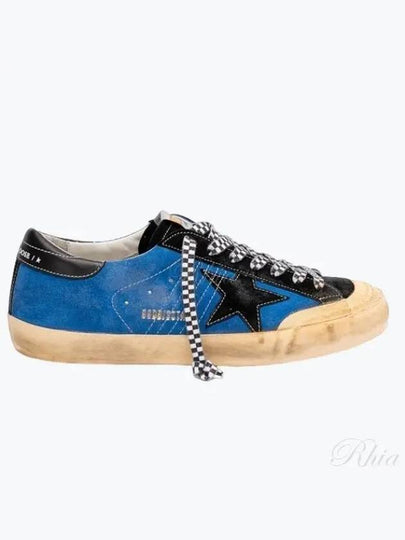 Superstar Patch Low Top Sneakers Blue - GOLDEN GOOSE - BALAAN 2