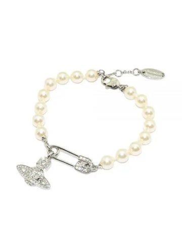 Lucrece Pearl Bracelet Silver - VIVIENNE WESTWOOD - BALAAN 1