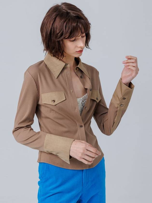 FLAP SHIRTD BEIGE - PAGE STUDIO - BALAAN 5