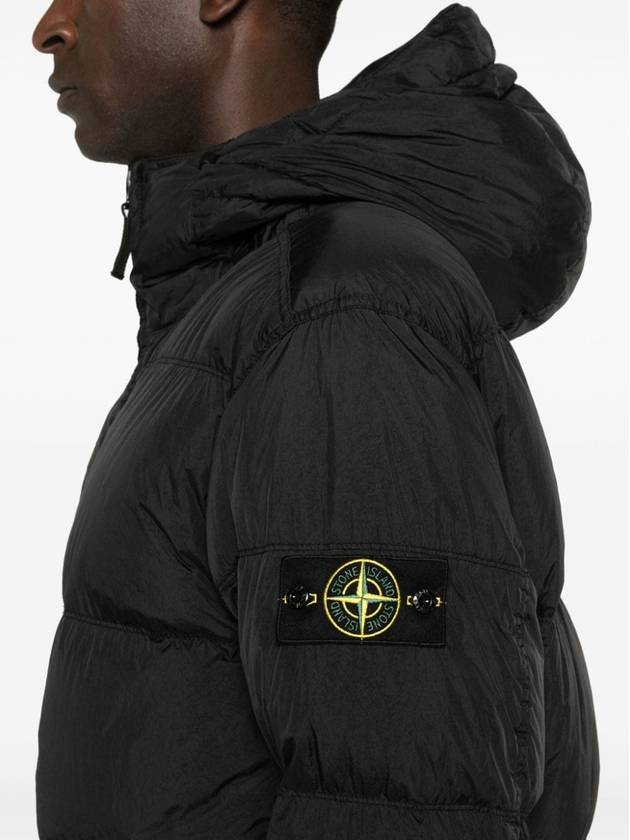 Crinkle Reps Re-Nylon Down Padding Black - STONE ISLAND - BALAAN 7