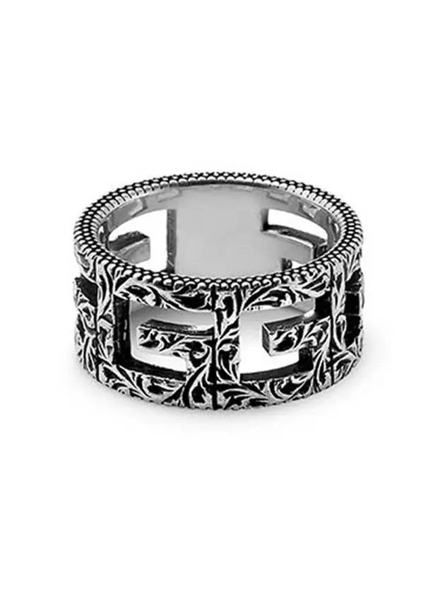 Square G Ring YBC551918001 Silver - GUCCI - BALAAN 4