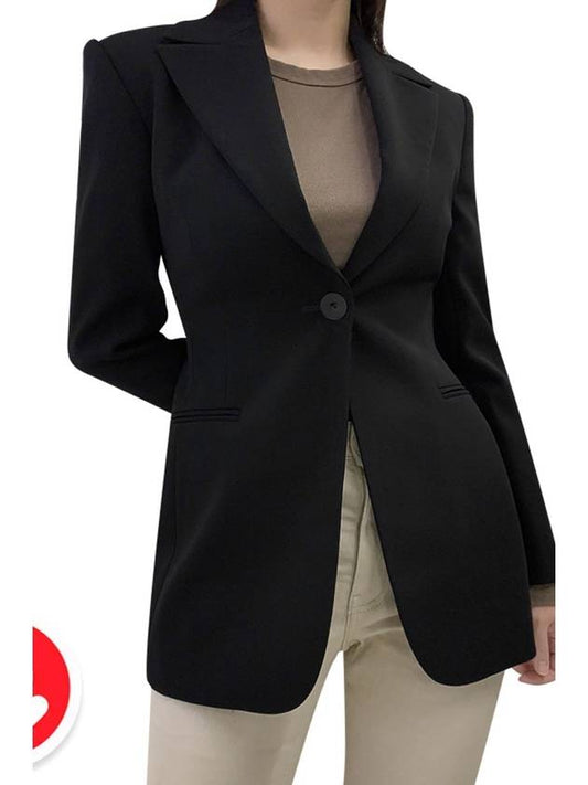 ETHEL single breasted caddy blazer black 60460739600 - MAX MARA - BALAAN 2