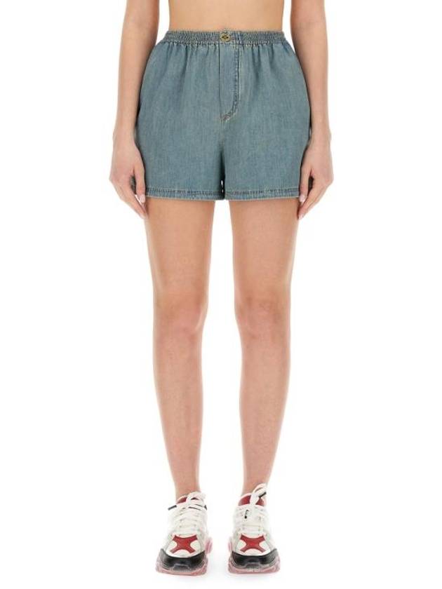 short pants 03130536 0282 DENIM - MOSCHINO - BALAAN 1