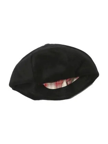 Unisex Cashmere Essential Beret Black - OGARP - BALAAN 1