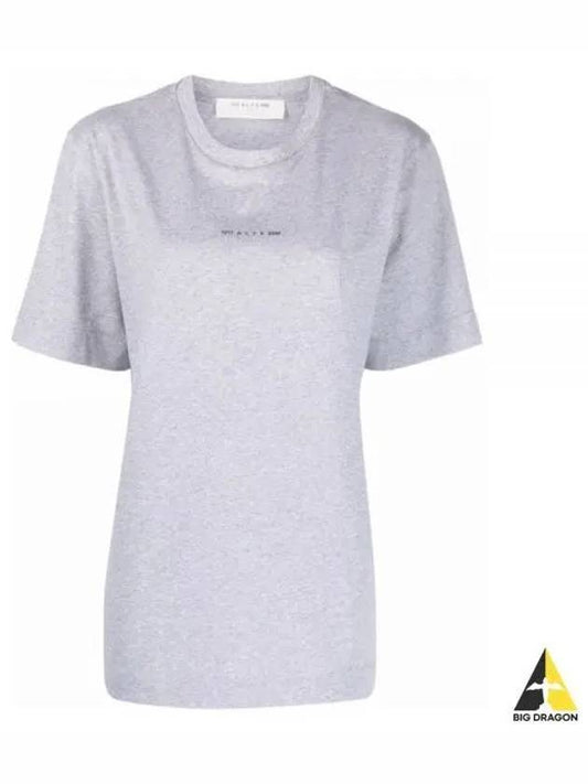 ALYX Melt Circle Logo Short Sleeve T Shirt Gray AAUTS0290FA01 - 1017 ALYX 9SM - BALAAN 1