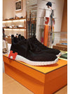 Bouncing Sneakers Mesh Suede Goatskin Noir - HERMES - BALAAN 2