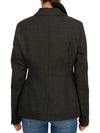 2-In-1 Houndstooth Mohair Wool Jacket Grey - DIOR - BALAAN 5