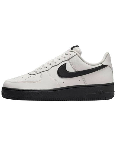 Air Force 1'07 Low Top Sneakers Grey Black - NIKE - BALAAN 2