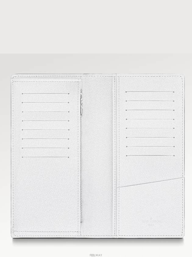 Brazza Long Wallet White - LOUIS VUITTON - BALAAN 4