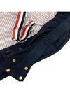 Poly Twill Down Filled 4-Bar Ski Padding Navy - THOM BROWNE - BALAAN 7