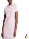 Women's Pony Logo Midi Dress Pink - POLO RALPH LAUREN - BALAAN 2