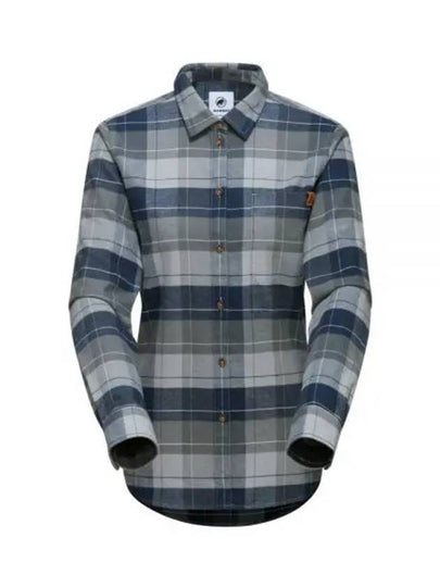 Trovat Check Long Sleeve Shirt Steel Navy - MAMMUT - BALAAN 2