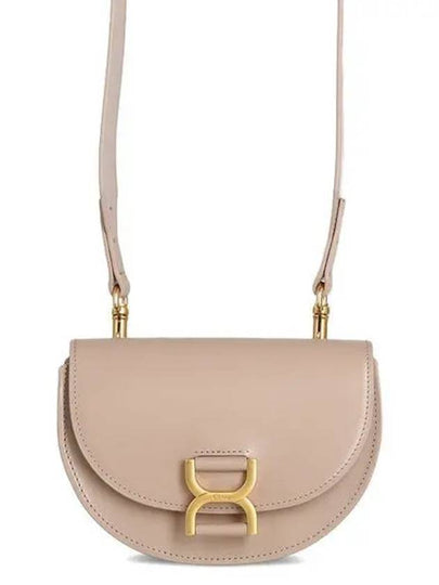 Marcie Leather Mini Cross Bag Beige - CHLOE - BALAAN 2