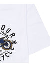 International Spirit Logo Print Short Sleeve T Shirt White - BARBOUR - BALAAN 6