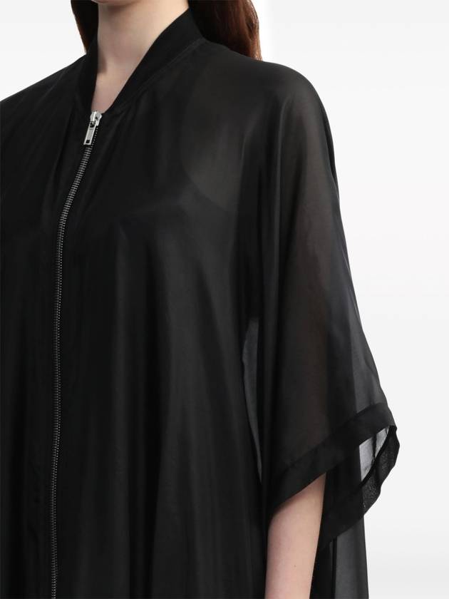 zip-front silk coat - RICK OWENS - BALAAN 5