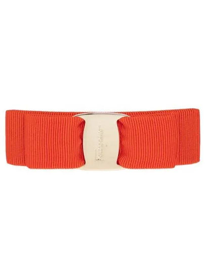 Vara Bow Hair Clip Orange - SALVATORE FERRAGAMO - BALAAN 2