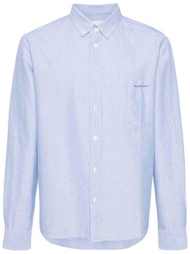 Chemise Jasolo Long Sleeve Shirt Blue - ISABEL MARANT - BALAAN 2