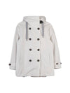 Women's Hooded Jacket White - BRUNELLO CUCINELLI - BALAAN 10