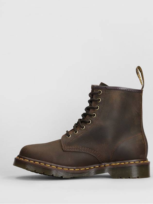 1460 Crazy Horse Leather Worker Boots Brown - DR. MARTENS - BALAAN 4