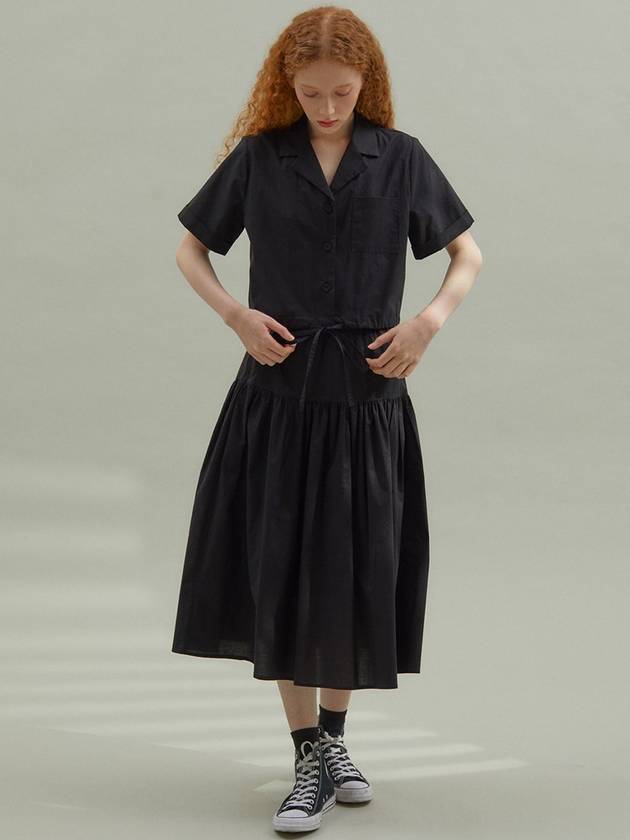 Picnic Crop Shirt Black - MANAVIS7 - BALAAN 3