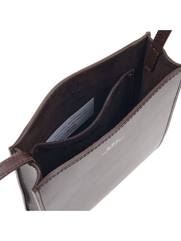 Jamie Neck Pouch Mini Bag Dark Brown - A.P.C. - BALAAN 11