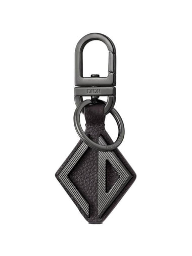 CD Diamond Signature Key Holder Black - DIOR - BALAAN 1