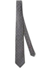 Silk Jacquard Tie Grey - BRUNELLO CUCINELLI - BALAAN 2