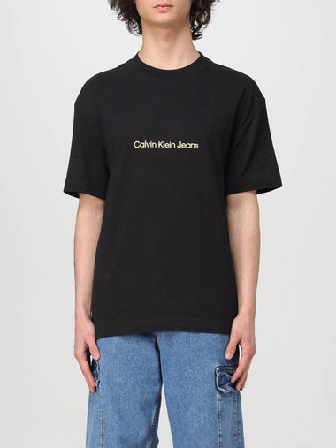 T-shirt CK Jeans in cotone con logo - CALVIN KLEIN - BALAAN 1