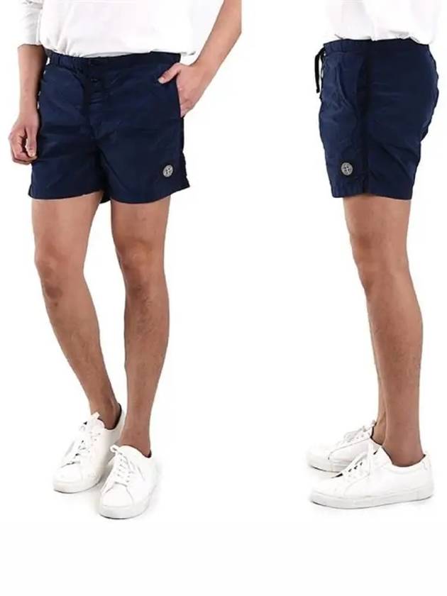 Logo swim pants navy 7015B0643 - STONE ISLAND - BALAAN 1