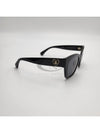 Eyewear Heart Logo Square Sunglasses Black - CHANEL - BALAAN 8